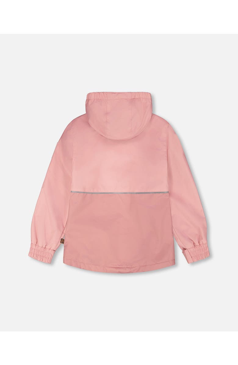 Deux par Deux Girl Mid-Season Flap Pockets Jacket in Recycled Polyester, Alternate, color, Light Pink