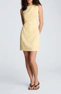 Kenneth Cole Ruched Sleeveless Minidress