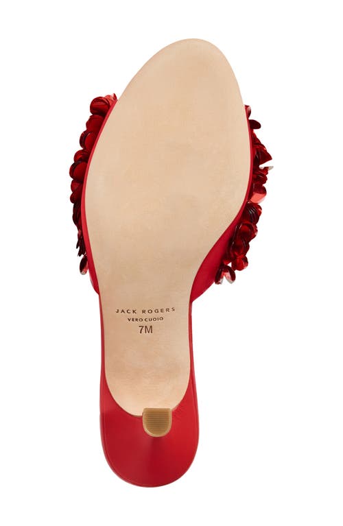 Jack Rogers Crown Slide Sandal In Red