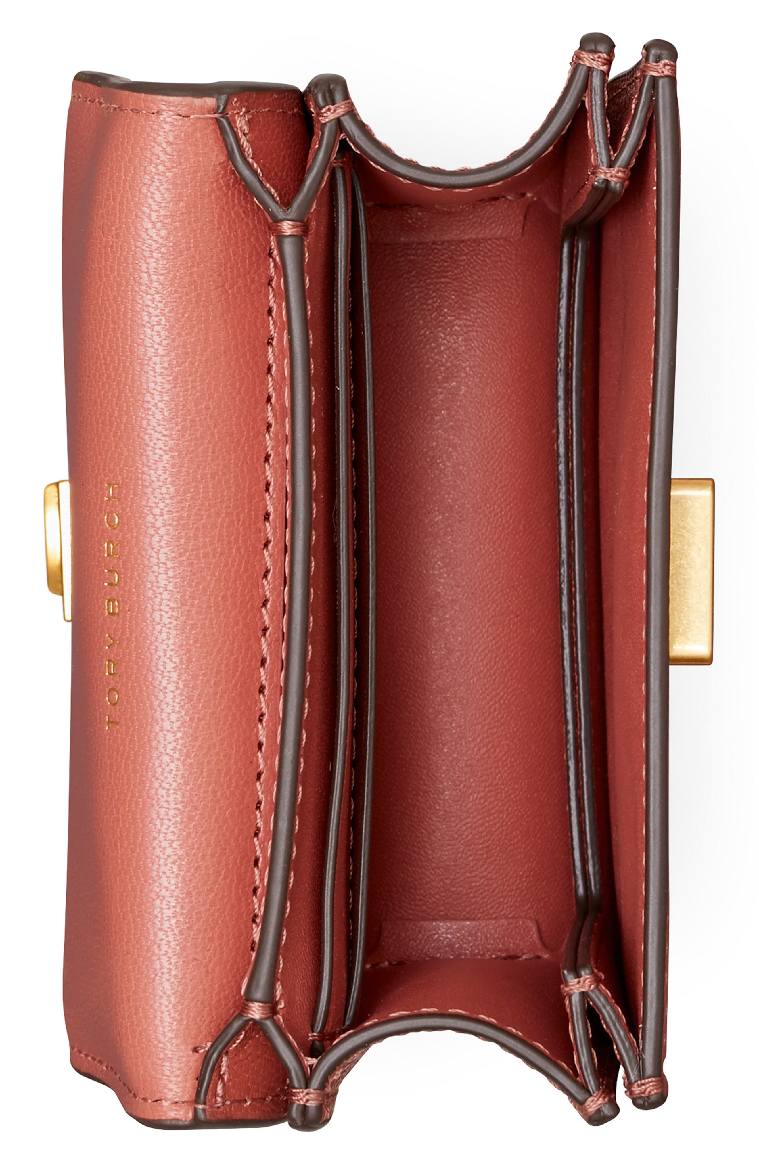 Tory Burch Mini Eleanor Leather Crossbody Bag, Alternate, color, 