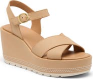SOREL Sunpeak Ankle Strap Platform Wedge Sandal