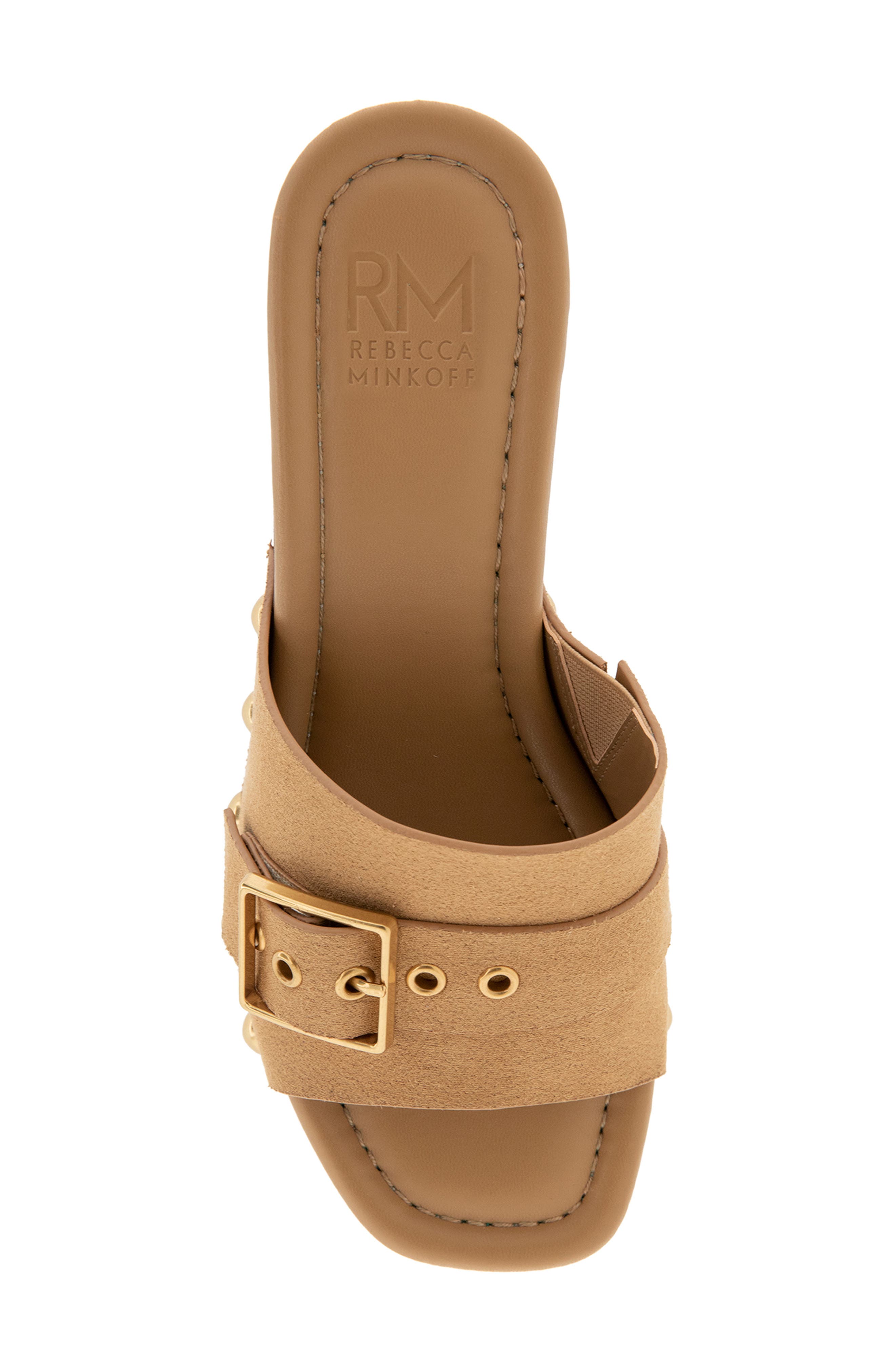 Rebecca Minkoff Jade Slide Sandal, Alternate, color, Sand