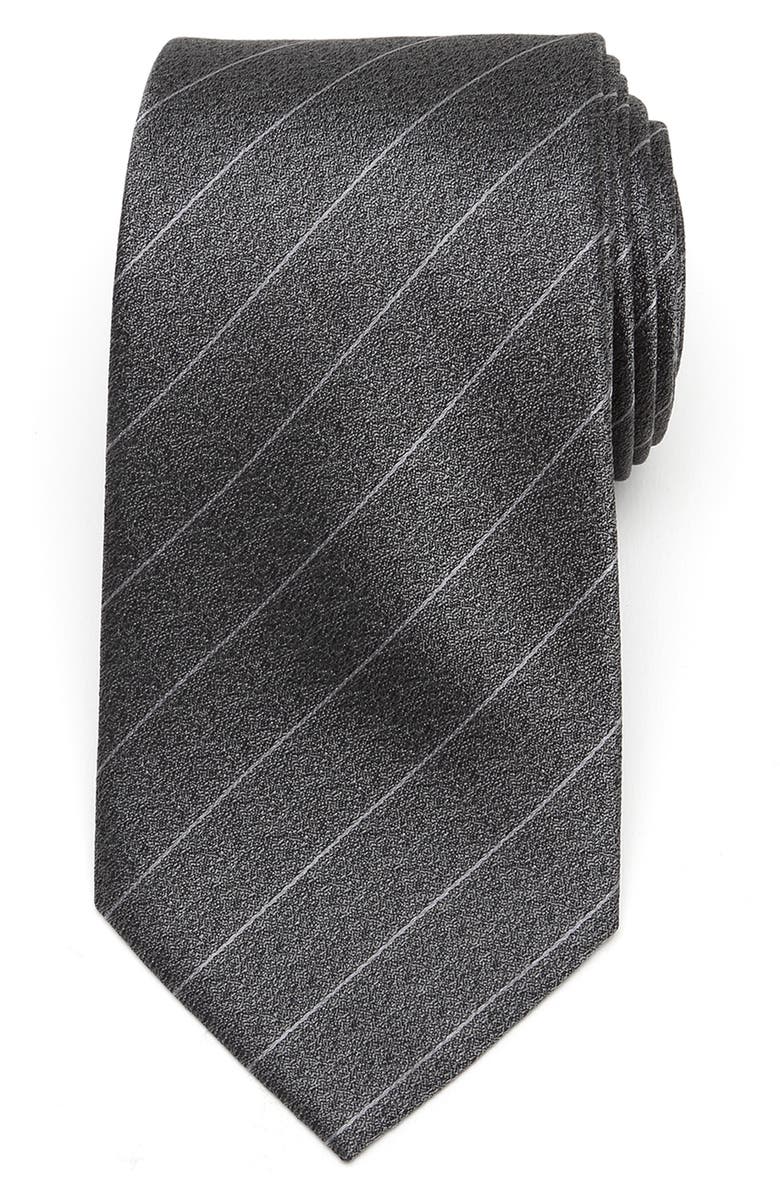 Cufflinks, Inc. Stripe Silk Tie, Alternate, color, Gray