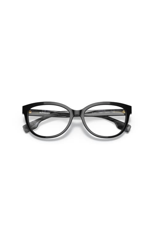 Burberry 54mm Square Optical Glasses In Blue