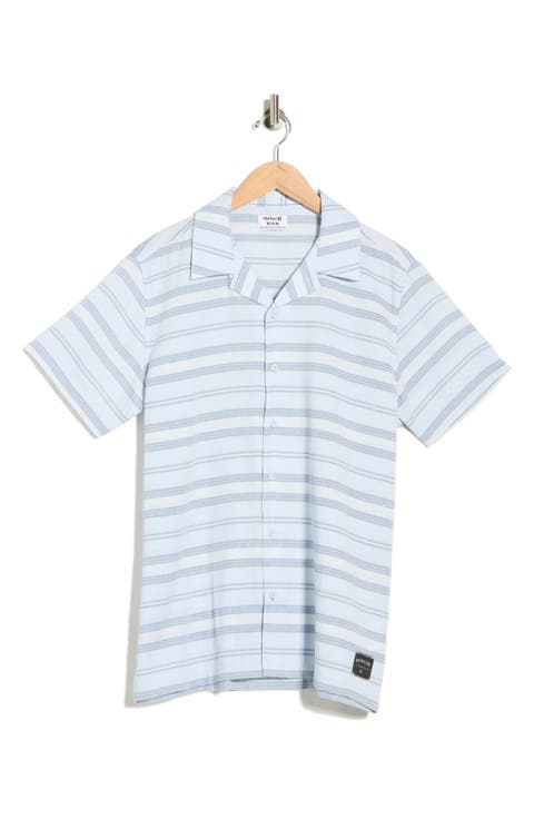 Textured Yarn Dye Stripe Shirt