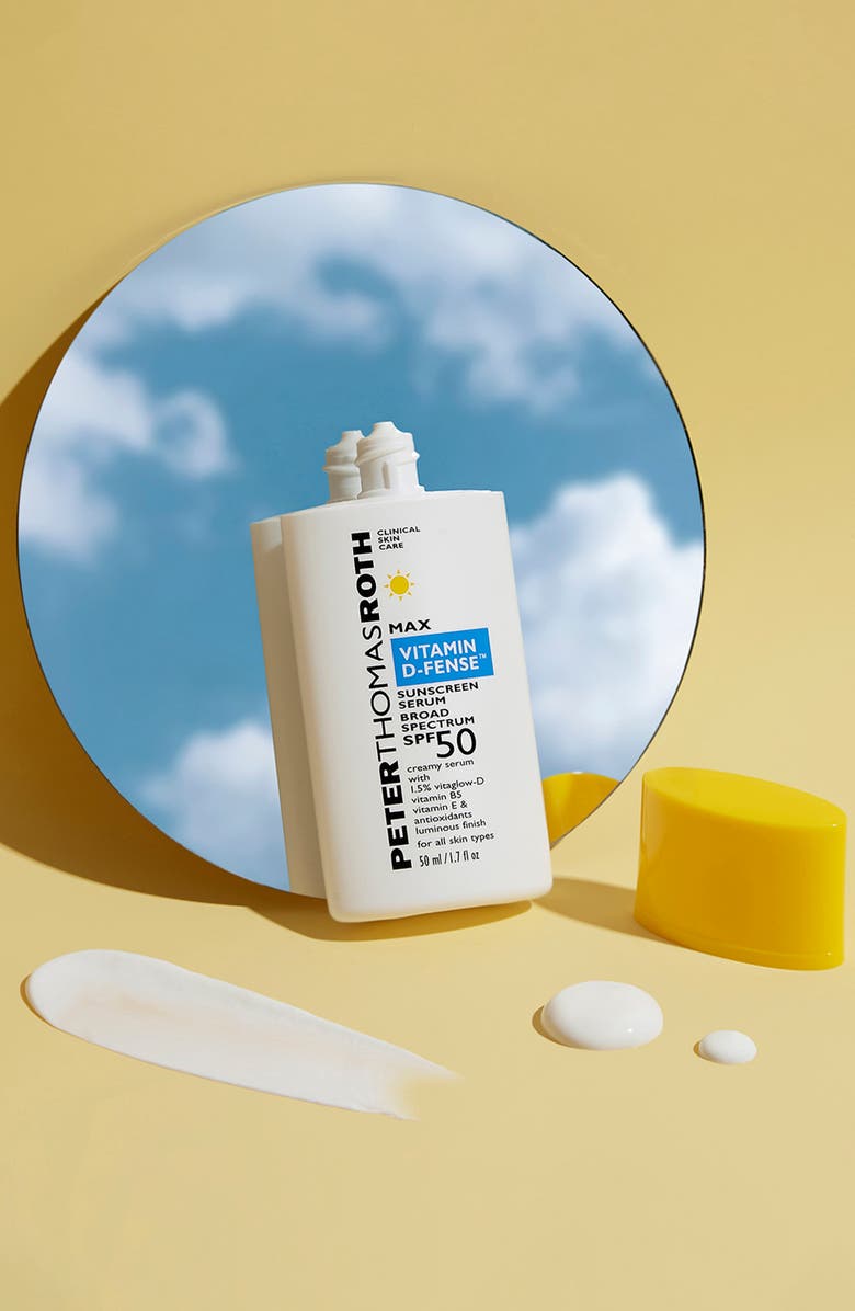 Peter Thomas Roth Max Vitamin D-Fense Sunscreen Serum Broad Spectrum SPF 50, Alternate, color, 