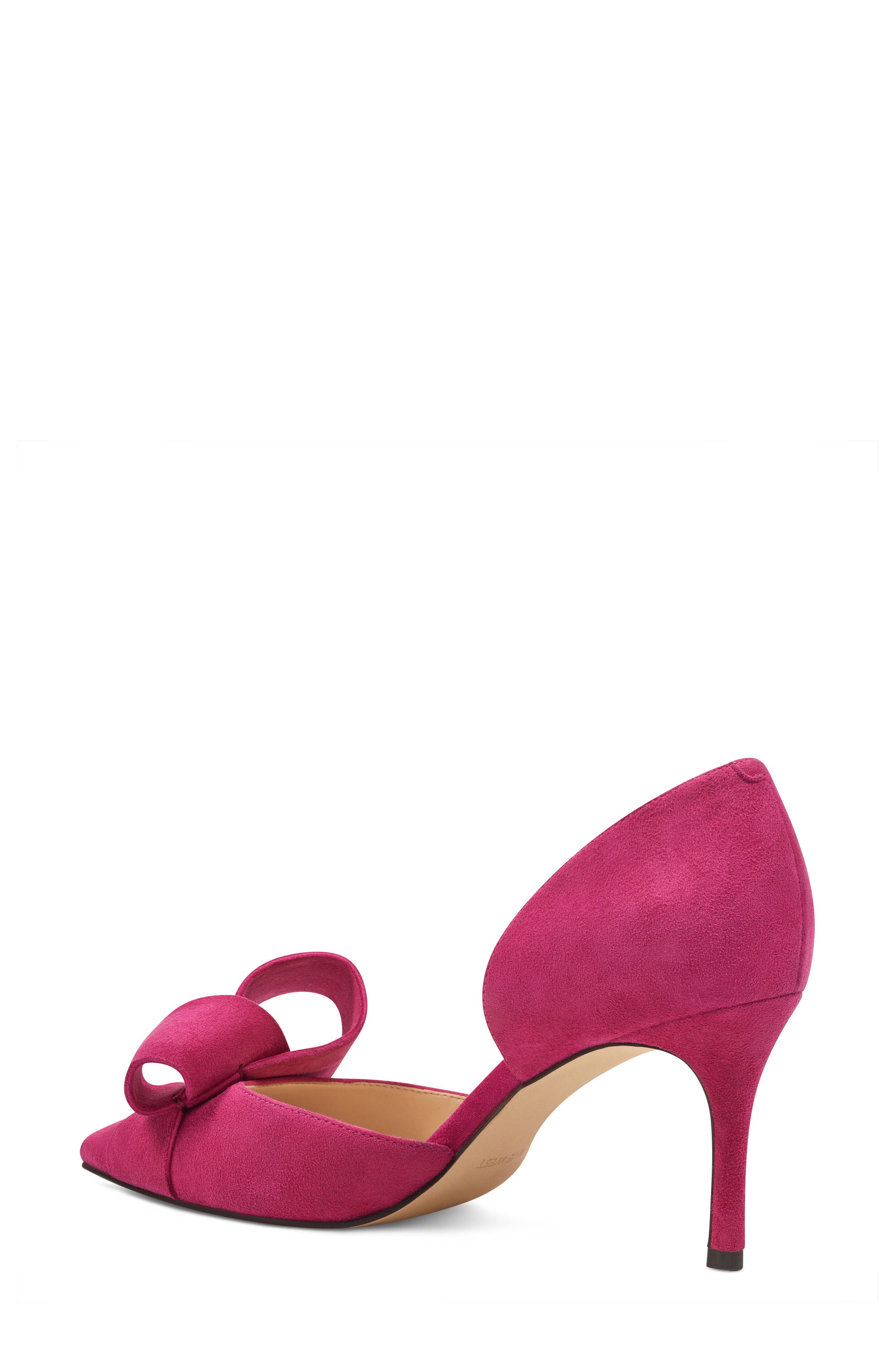 McFally d'Orsay Pump, Alternate, color, PINK SUEDE