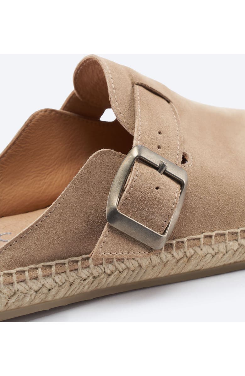 VISCATA Menuda Suede Espadrille Clogs, Alternate, color, Camel