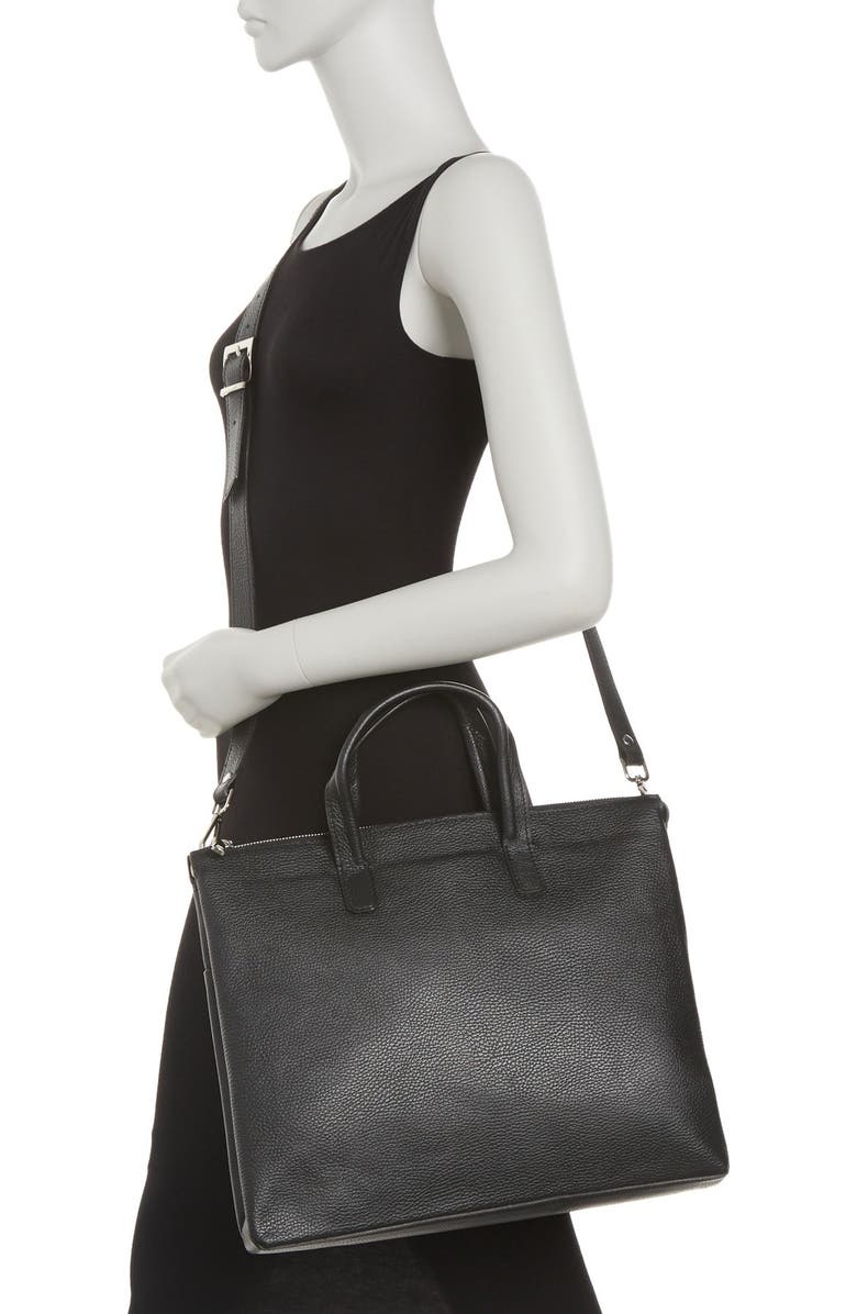 CHRISTIAN LAURIER Jona Pebbled Leather Tote Bag, Main, color,
