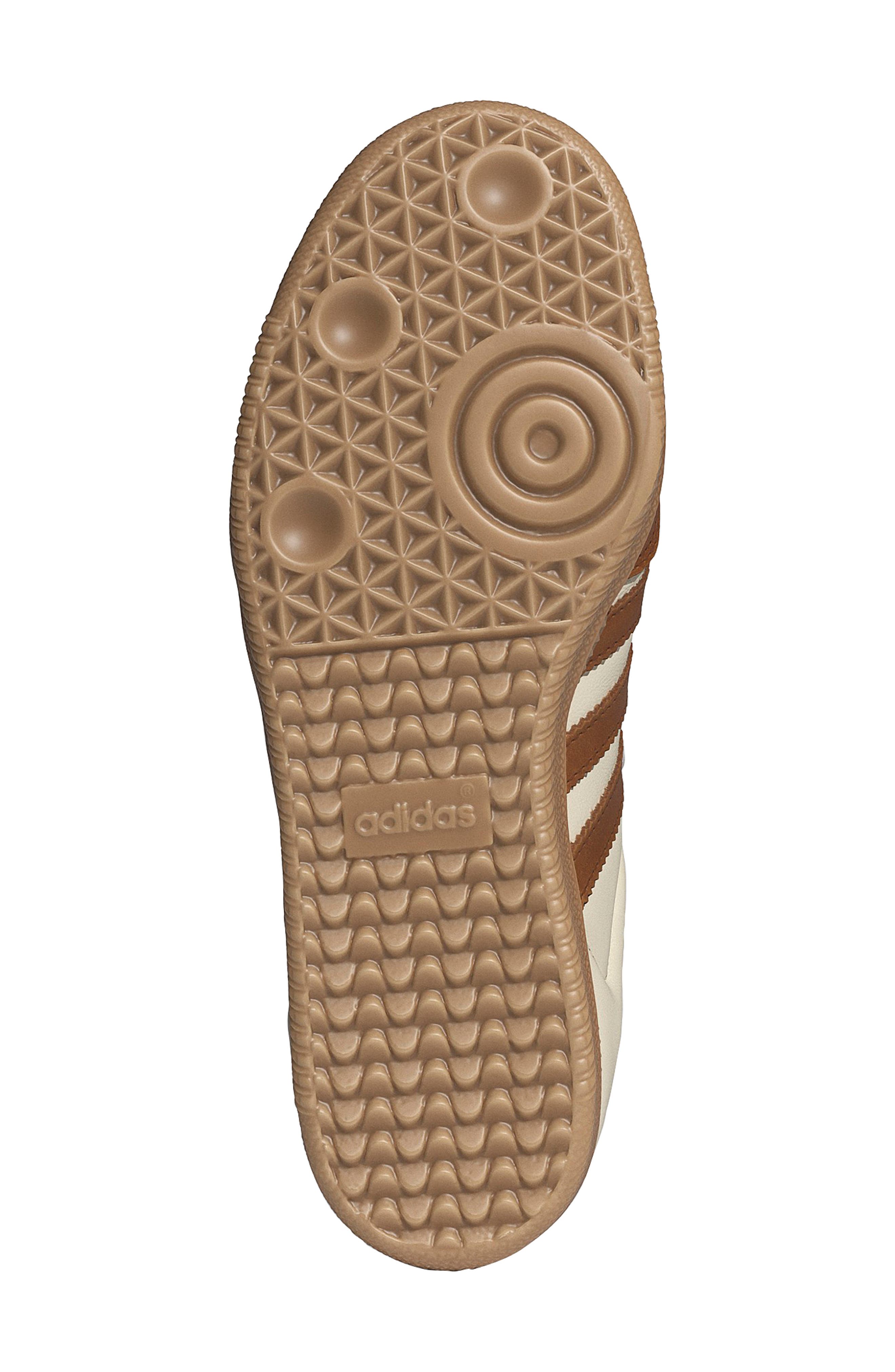 adidas Samba OG Sneaker, Alternate, color, Wonder White/ Bronze/ Gold