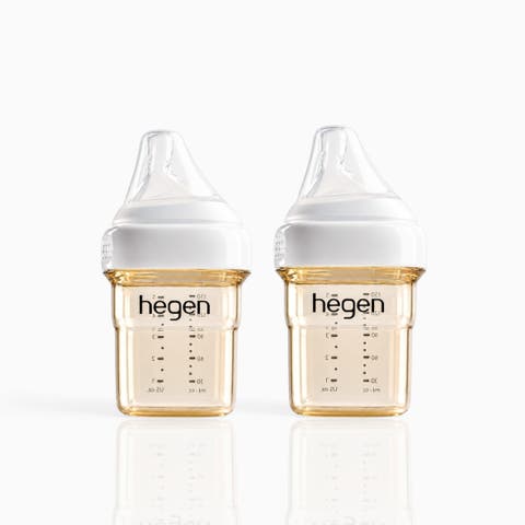 PPSU Anti-Colic Baby Bottle - 1 to 3 Months 150ml/5oz - 2-Pack - White