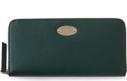 Mulberry Plaque 8 Card Leather Zip Wallet