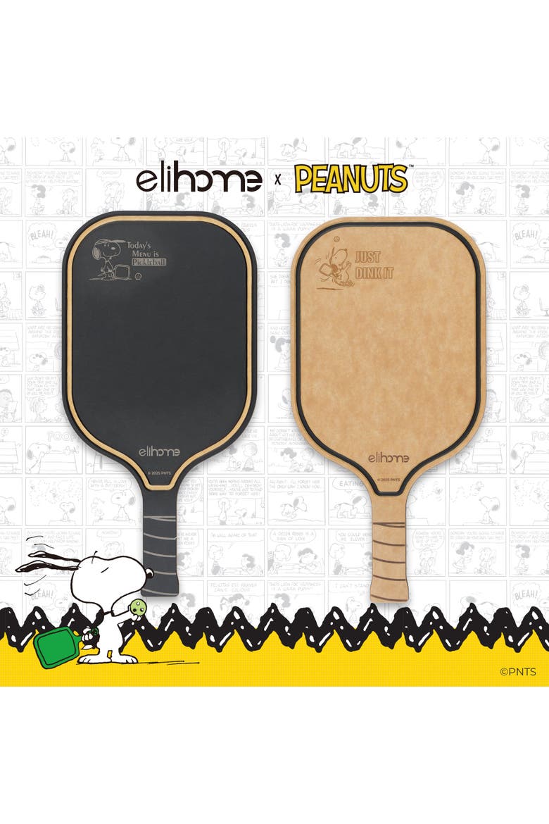 Peanuts Pickleball Charcuterie Cutting Board - Just Dink It, Alternate, color, Beige