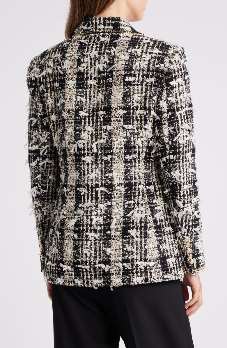 KOBI HALPERIN Georgia Tweed Jacket, Alternate, color, Black/ Ivory