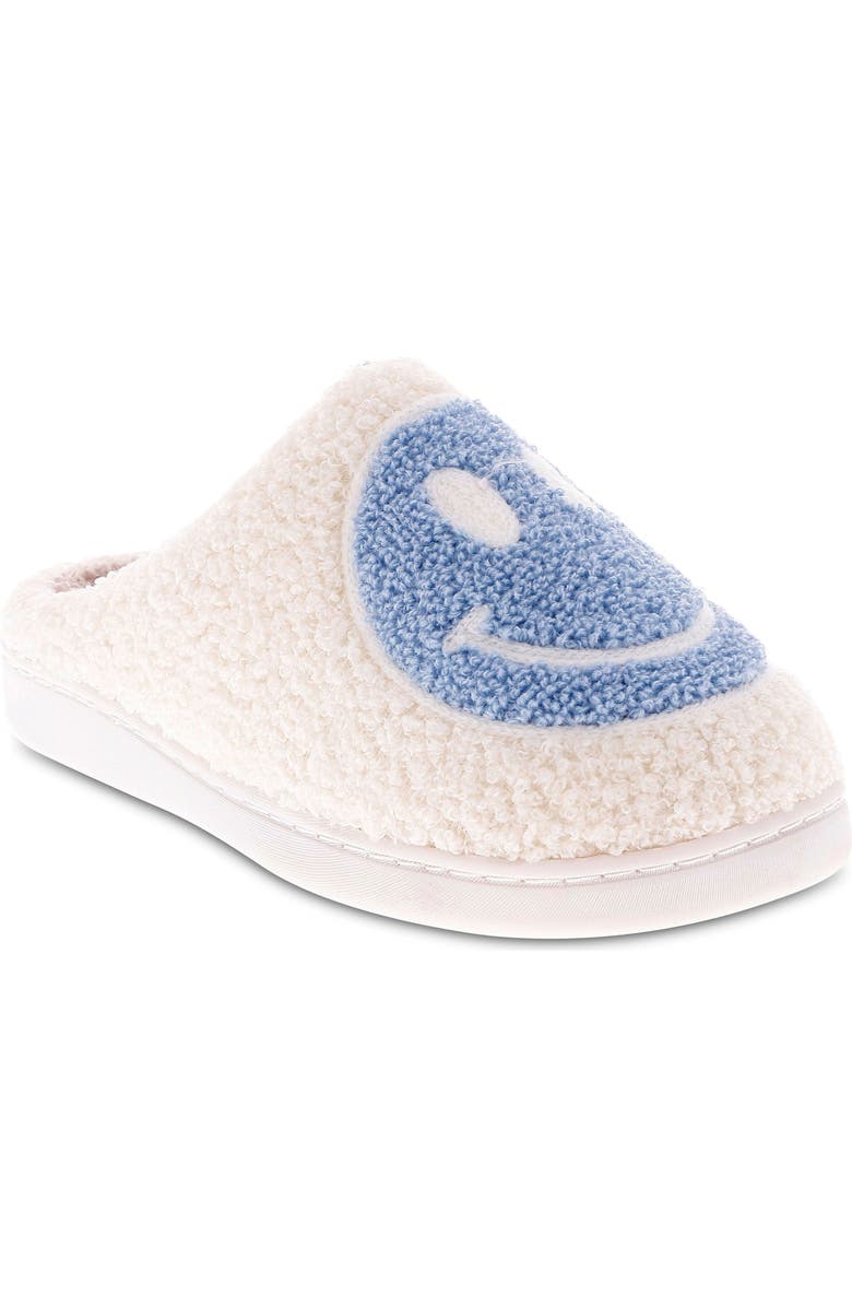 MIA Cozi Slipper, Main, color, Baby Blue Happy