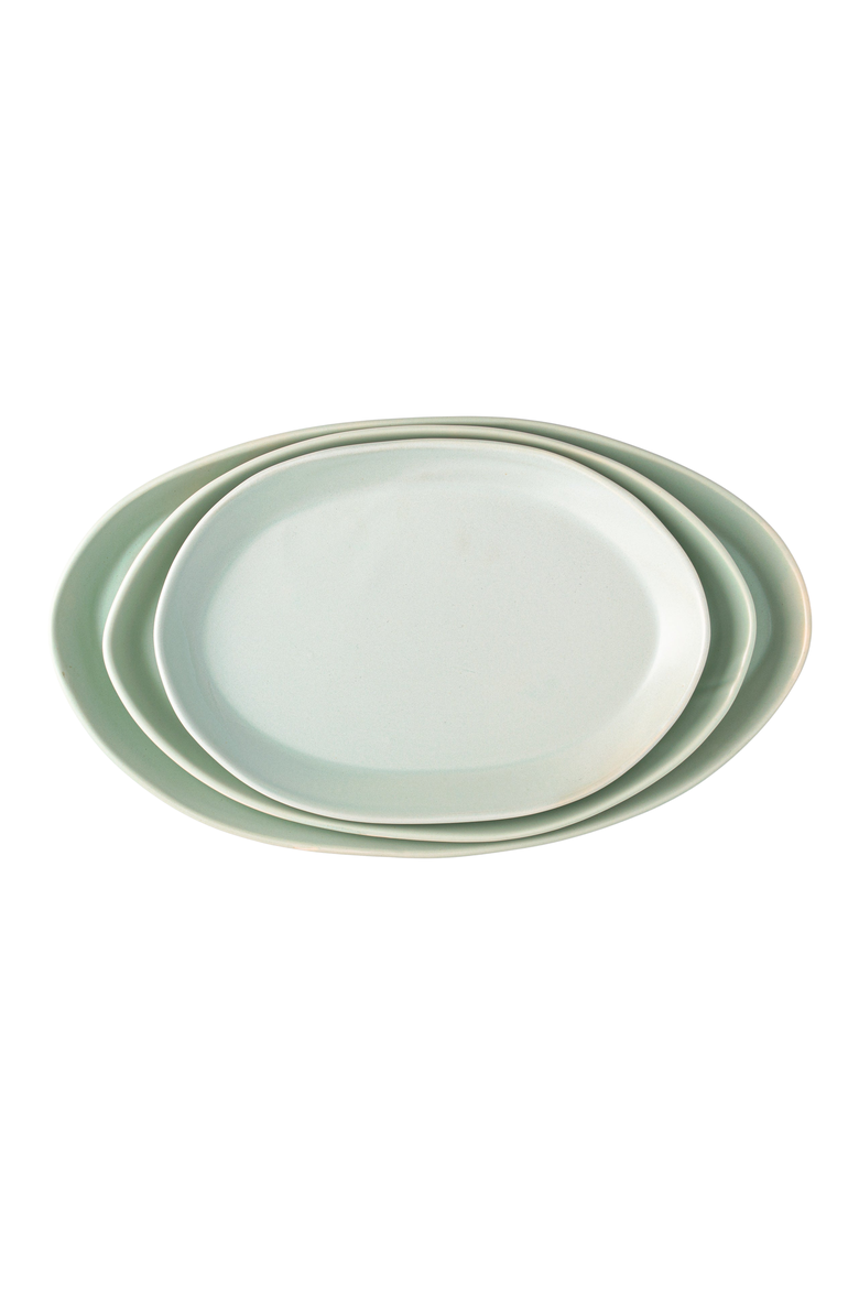 Serving Platter Set, Main, color, Celadon