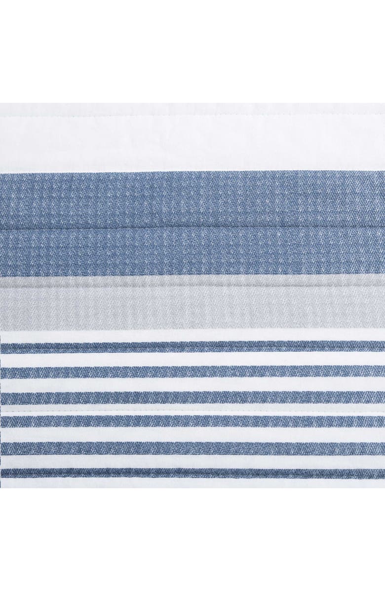 Nautica Fairwater Quilt & Sham Set, Alternate, color, Blue