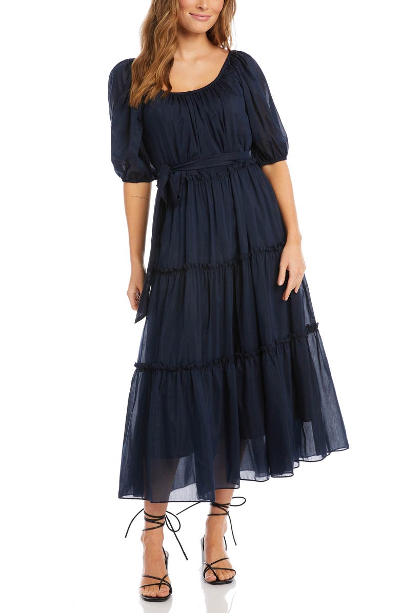 Karen Kane Puff Sleeve Dress, Main, color,