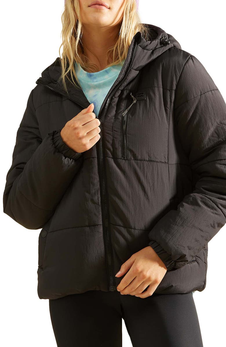 Billabong Transport Waterproof Puffer Jacket, Main, color, 