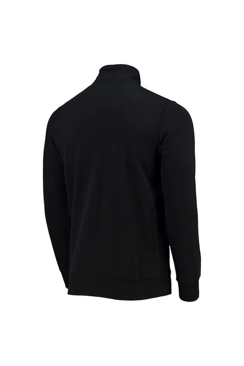 Men's Starter Black New Orleans Saints Heisman Quarter-Zip Jacket, Alternate, color, Black
