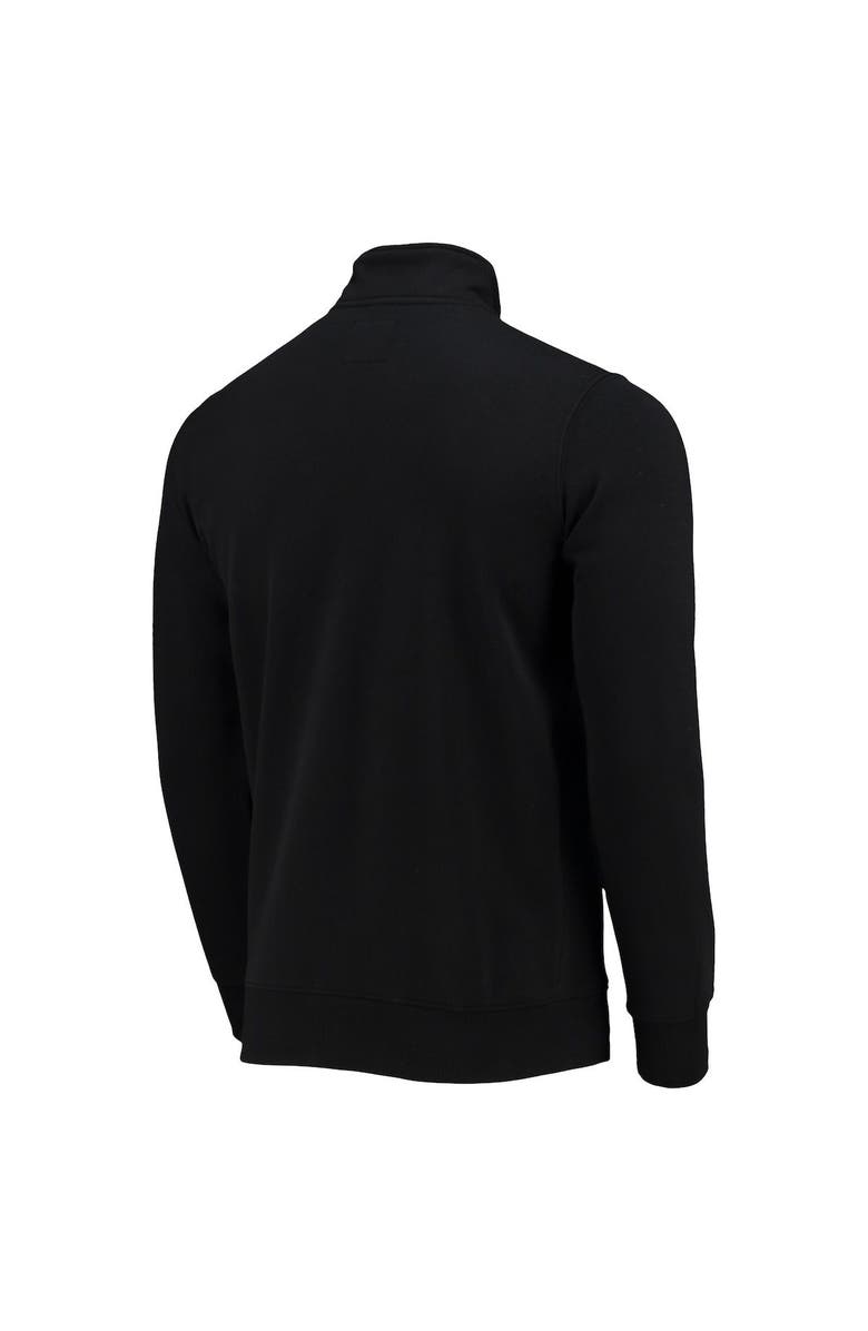 STARTER Men's Starter Black New Orleans Saints Heisman Quarter-Zip Jacket, Alternate, color, Black