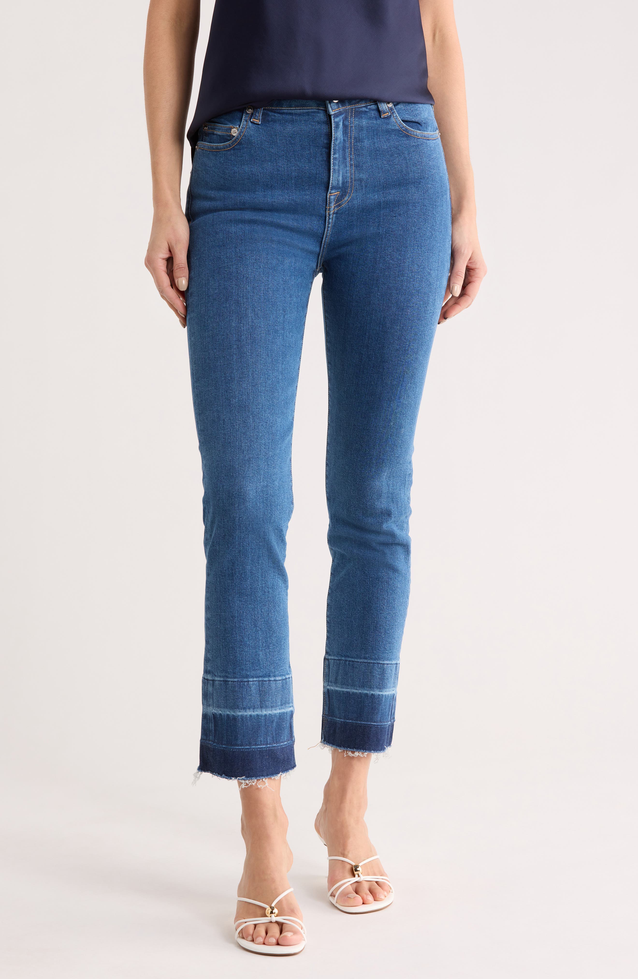 Simkhai River High Waist Straight Leg Jeans