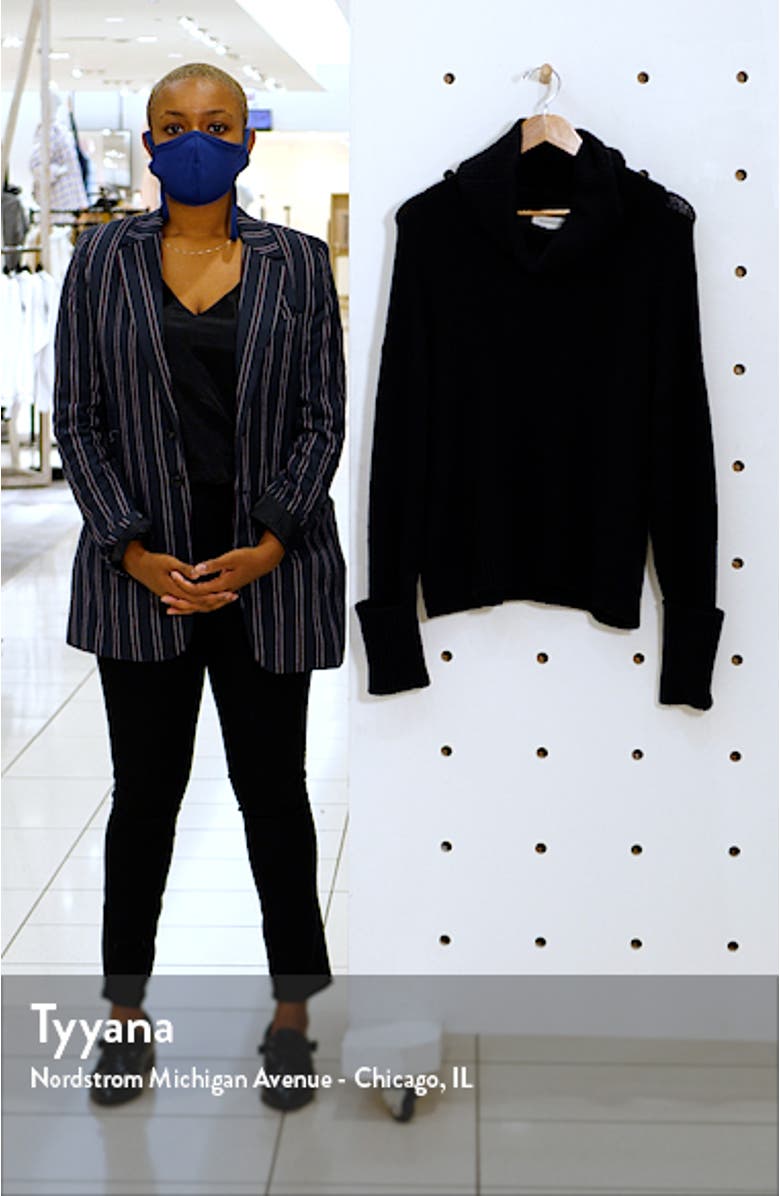 Women's Drape Turtleneck Sweater, sales video thumbnail