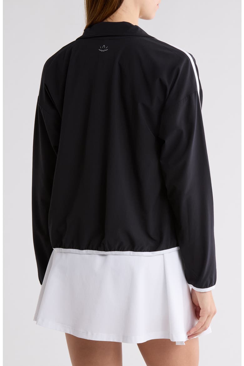 Course Contrast Half-Zip Pullover, Alternate, color, TRUE BLACK/ TRUE WHITEDNU