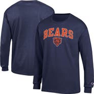 Champion Men's Champion Navy Chicago Bears Arch Over Logo Long Sleeve T-Shirt