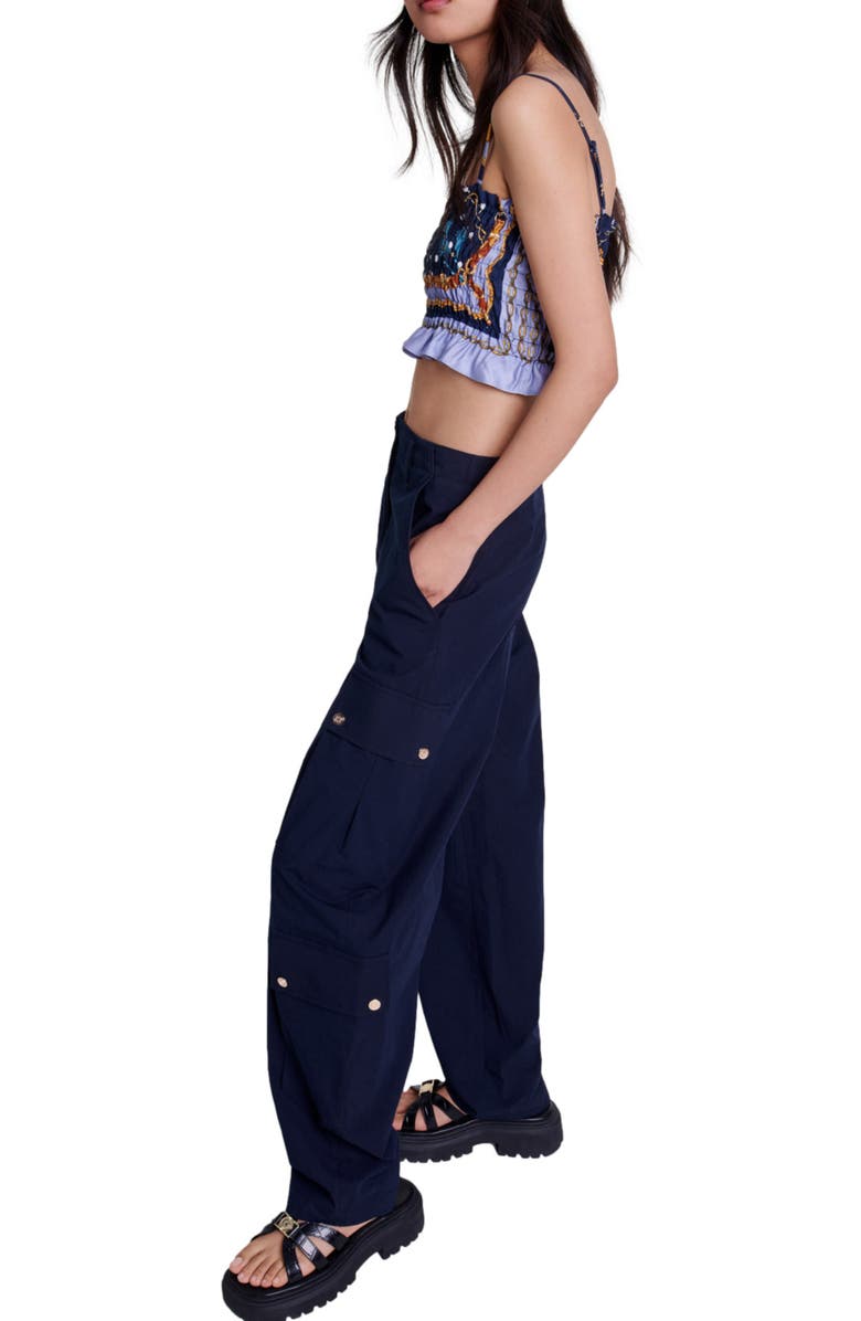 maje Cargo trousers, Alternate, color,
