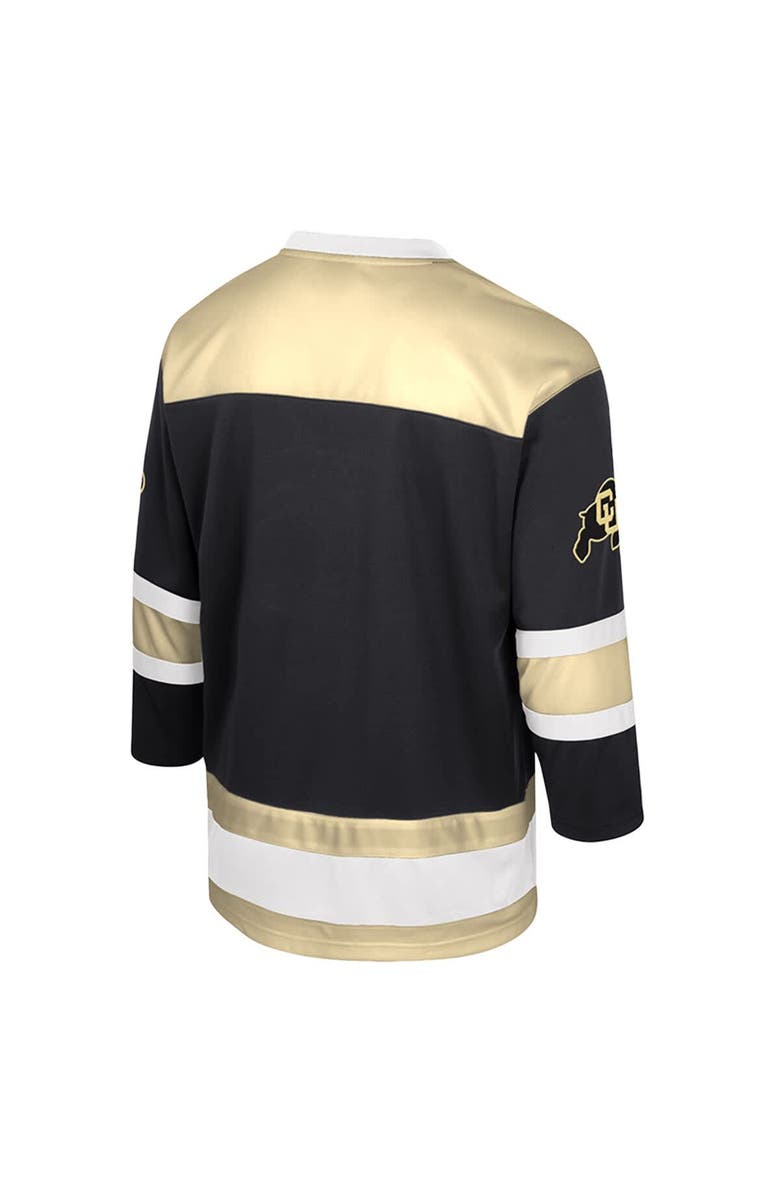 COLOSSEUM Men's Colosseum  Black Colorado Buffaloes Athletic Machine Fashion Hockey Jersey, Alternate, color, Black