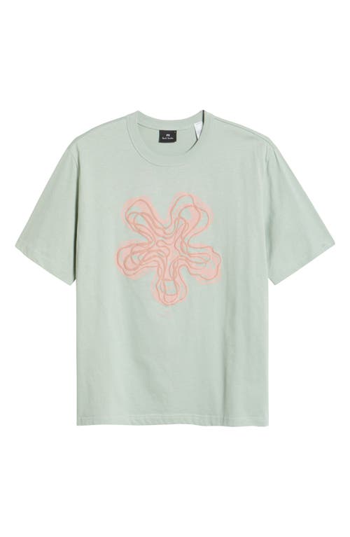 PAUL SMITH PAUL SMITH YUKKA REGULAR FIT COTTON GRAPHIC T-SHIRT 