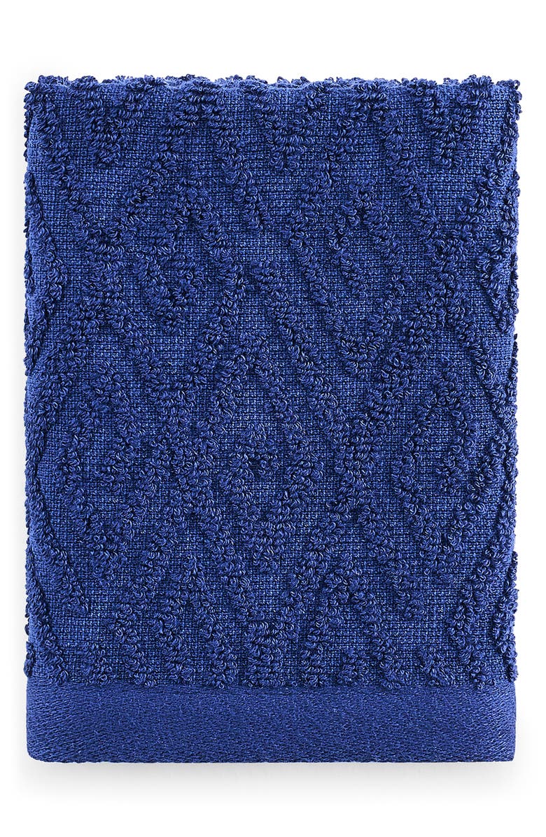 John Robshaw Maze Towel, Alternate, color, Indigo