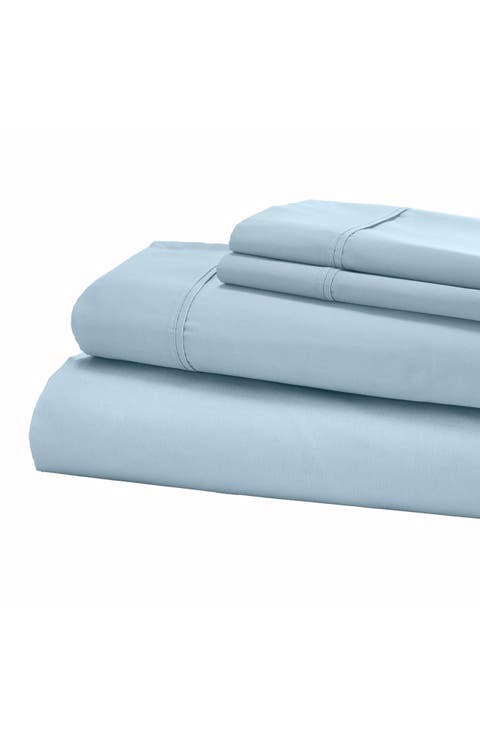 Solid 400 Thread Count Egyptian Cotton Sheet Set
