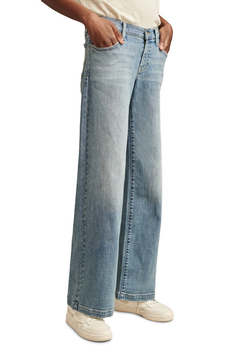 Lucky Brand Sweet Wide Leg Jeans, Alternate, color,