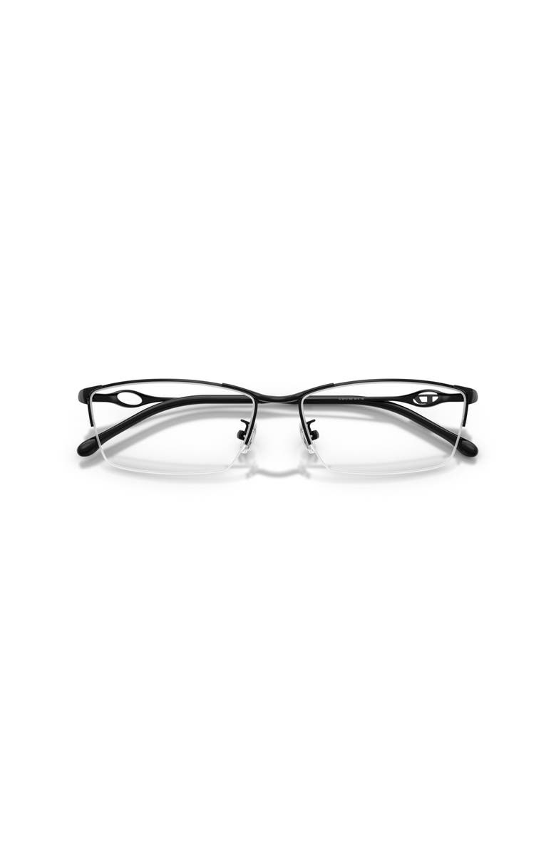 DIESEL<sup>®</sup> 58mm Rectangle optical glasses, Alternate, color, Black