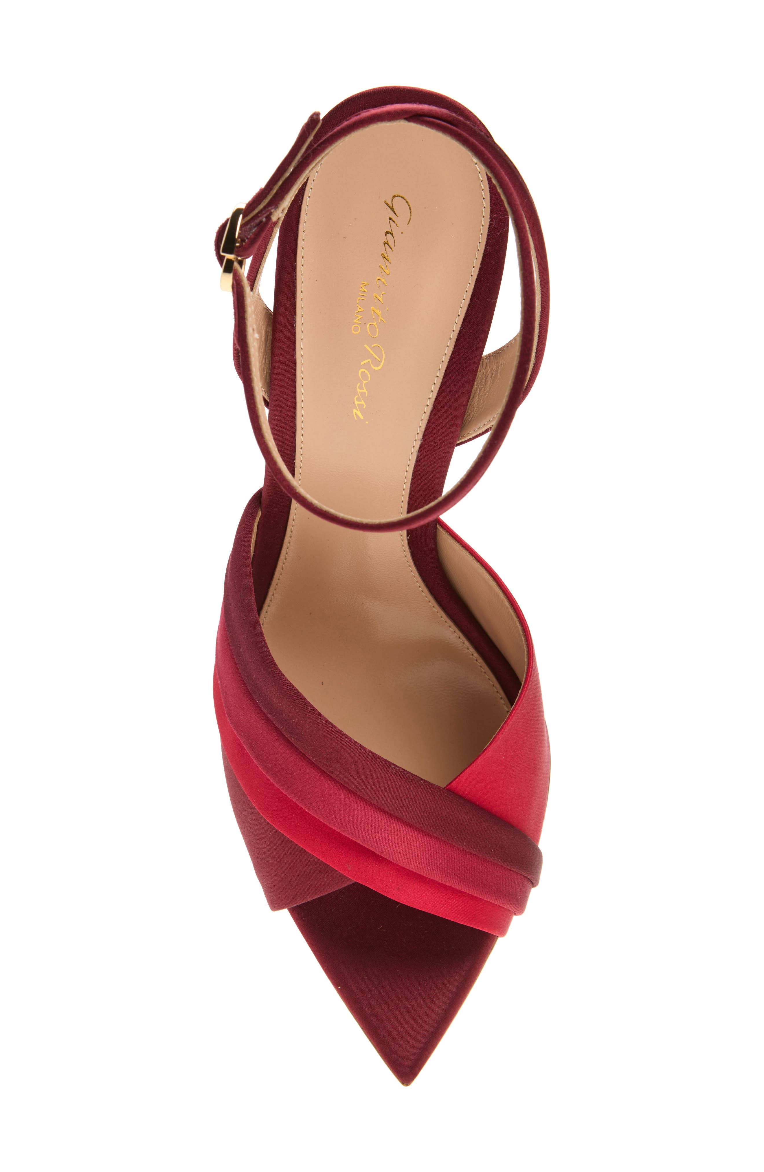Satin Stiletto Sandal, Alternate, color, ROYALE CARDINAL SYRAH