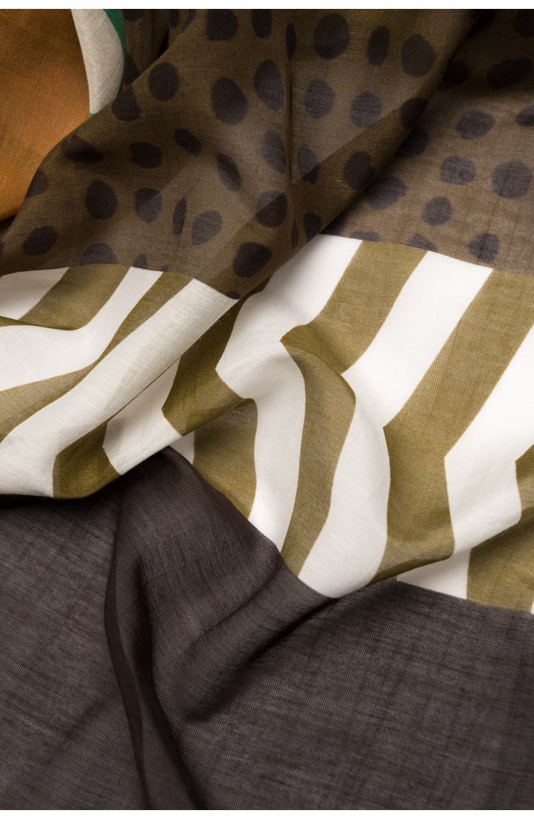 Elizabetta Maratea - Cotton & Silk Scarf/Shawl, Alternate, color,