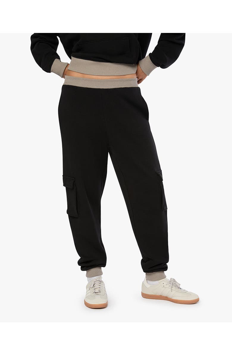 WeWoreWhat Cargo Jogger, Main, color, Black