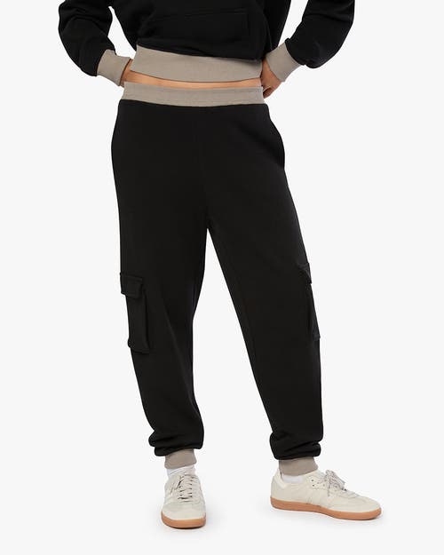 Weworewhat Cargo Jogger In Black