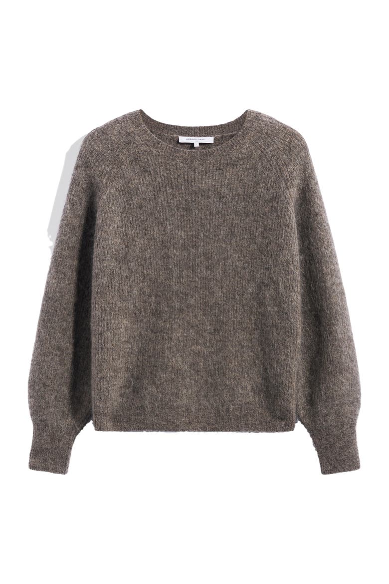 Riya Mohair Blend Sweater, Alternate, color, Bronze