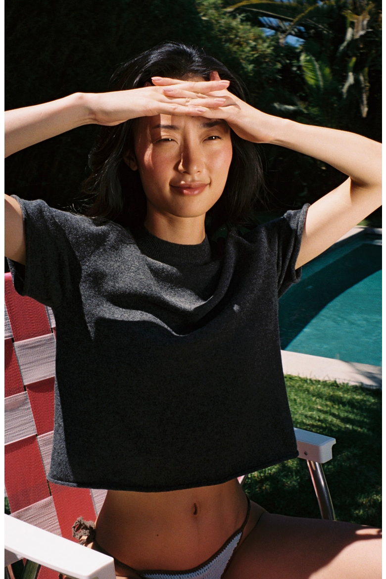 Ava Top, Alternate, color, Charcoal