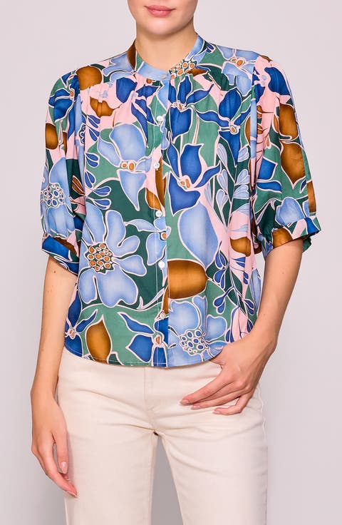 Print Voile Shirt