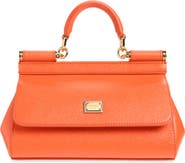 Dolce&Gabbana Sicily Leather Top Handle Bag