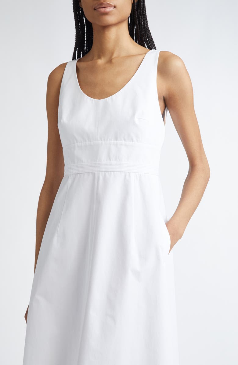 PARTOW Camden Cotton Poplin Midi Dress, Alternate, color, 