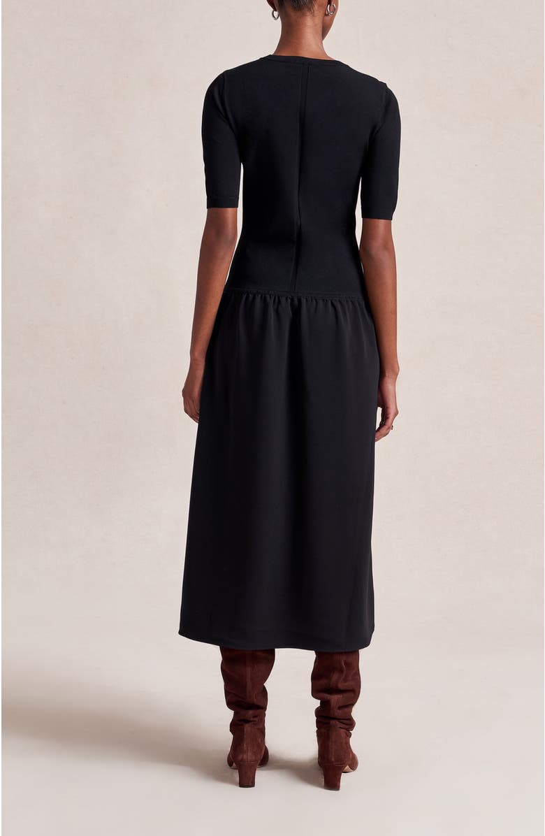 La Ligne Sloane Dress, Alternate, color, Black