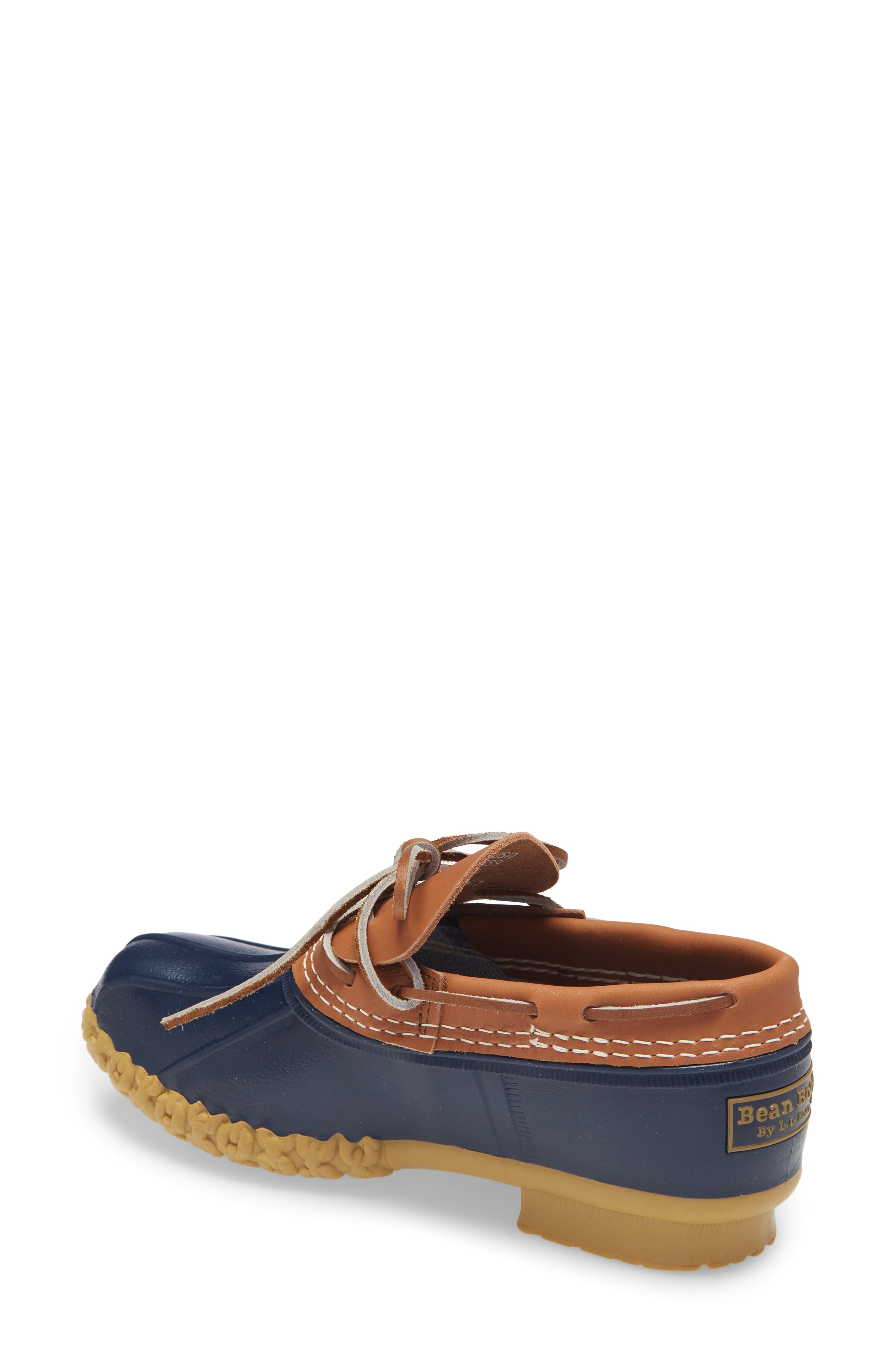 Waterproof Rubber Moc Boot, Alternate, color, TAN/ NAVY