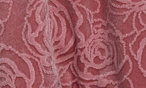 Iris & Ivy Kids' Rosette Embossed Velvet Dress In Pink