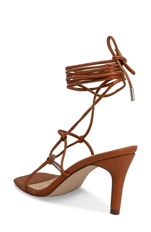 Chase & Chloe Chase And Chloe Knotted Ankle Wrap Sandal
