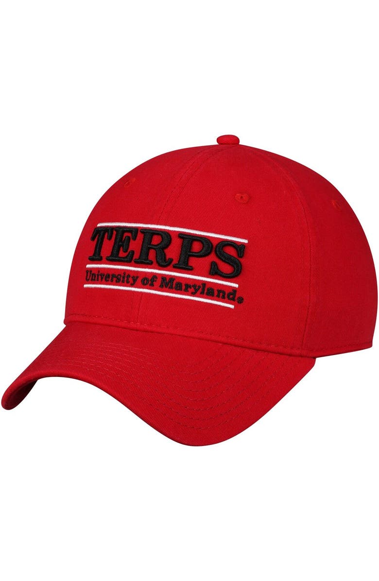 THE GAME Men's The Game Red Maryland Terrapins Terps Classic Bar Unstructured Adjustable Hat, Main, color, 